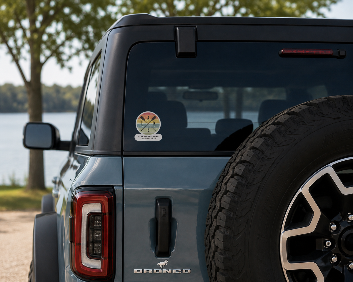 The Vintage Paddle Decal